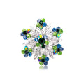 Snowflake Alloy Rhinestone Brooch PA6427