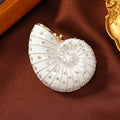 Conch Alloy Rhinestone Brooch PA6444