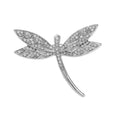 Dragonfly Alloy Rhinestone Brooch PA6431