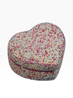 Ceramic Rhinestone Heart Jewelry Box CR0031 - view 7