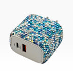 Ceramic Rhinestone USB-C & USB Dual-Port Wall Charger MIS1022 - view 11