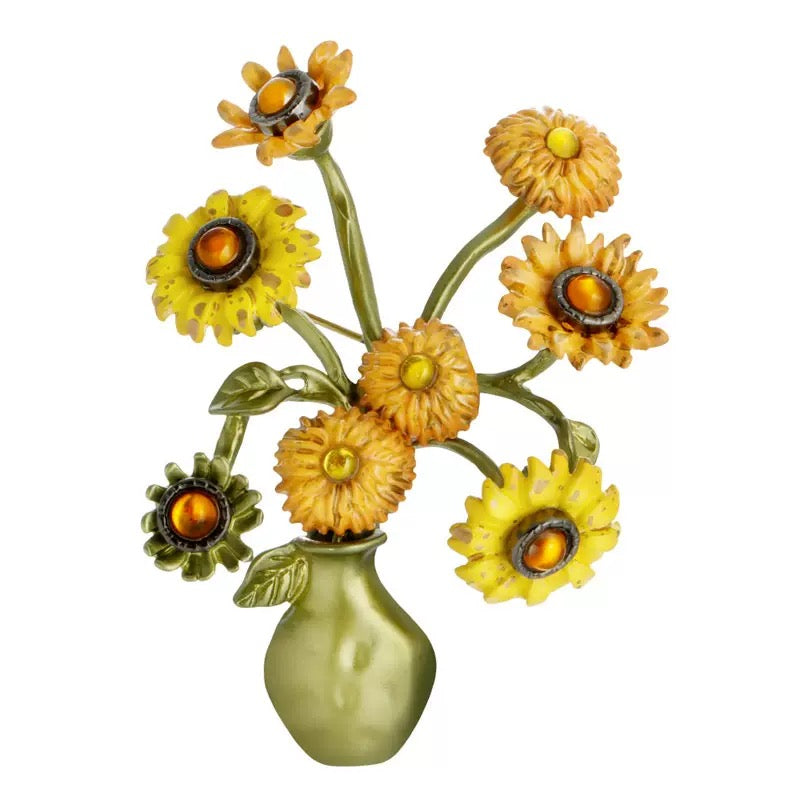 Flower Alloy Brooch PA3323