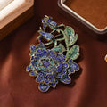 Flower Alloy Brooch PA5909 - view 2