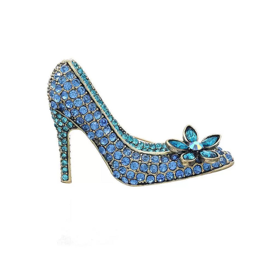 High Heel Alloy Brooch PA6389