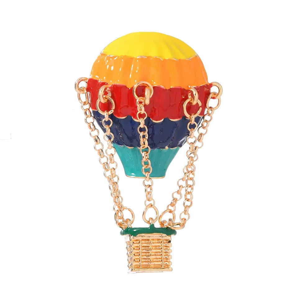 Hot Air Balloon Alloy Brooch PA6385