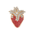 Strawberry Alloy Brooch PA6374