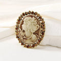 Queen Alloy Brooch PA6375