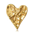 Heart-Shaped Alloy Rhinestone Brooch PA6400