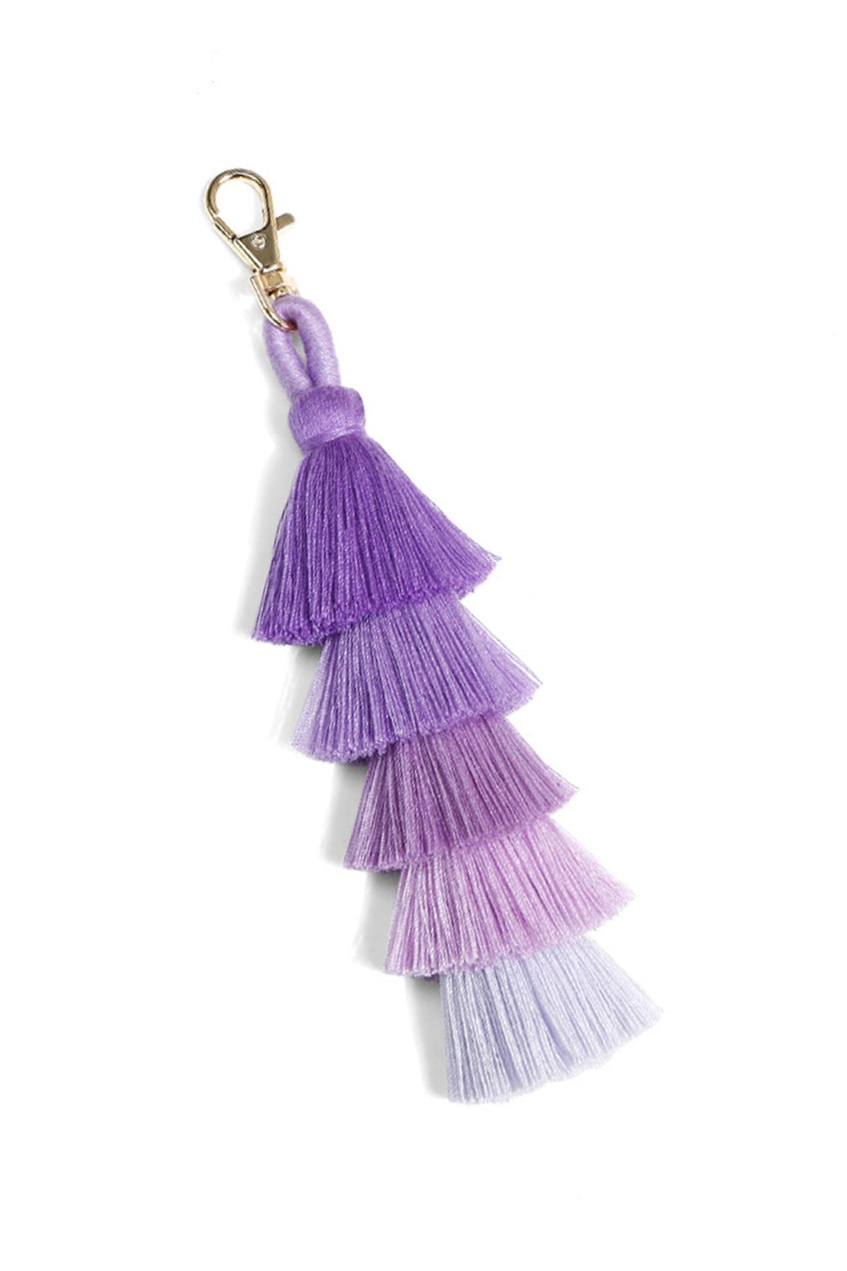 Fashion Multi Color Tassel Keychain K1108 - view 5