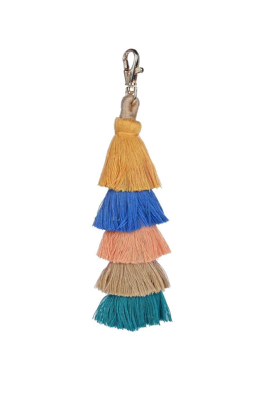 Fashion Multi Color Tassel Keychain K1108