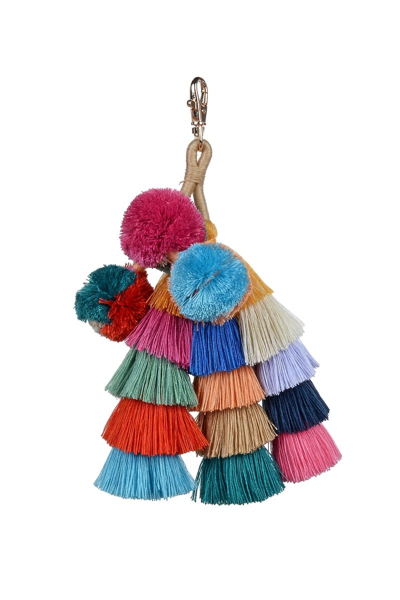 Fashion Tassels Dangle Keychain K1109 - view 2