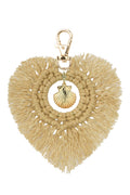 Heart Shaped Tassel Braided Keychain K1127 - view 4