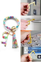 Contactless Door Opener Tassel Keychain K1136