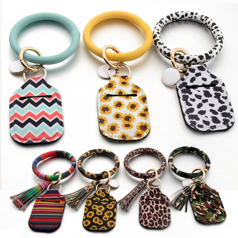 Hand Sanitizer Bottle Holder Tassel Keychain K1140 - view 3