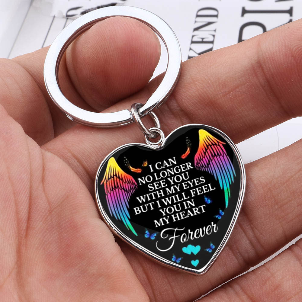 Wish Heart Pendant Keychain K1151 - view 2