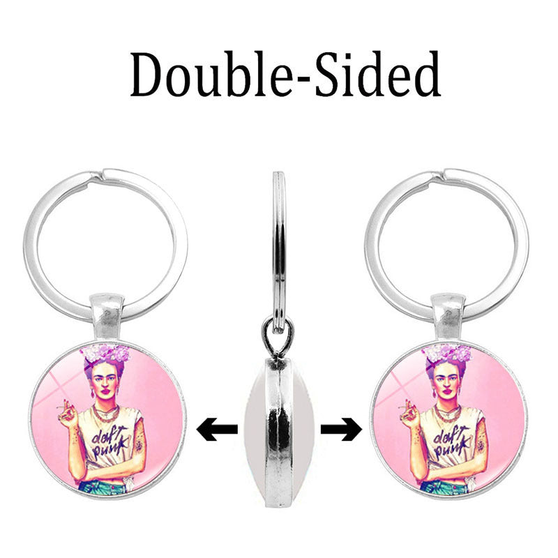 Frida Pendant Alloy Keychain K1155 - view 2