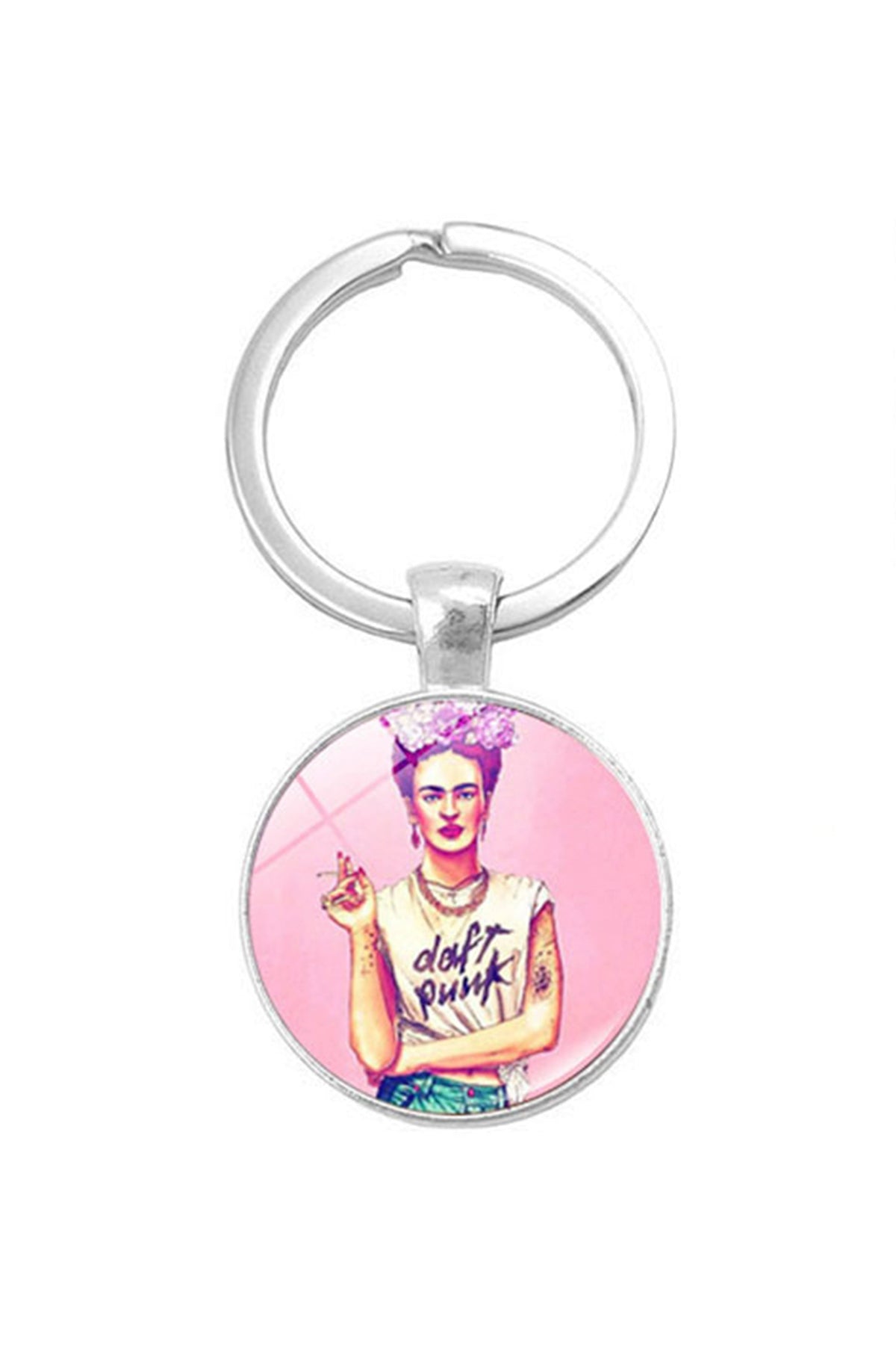 Frida Pendant Alloy Keychain K1155
