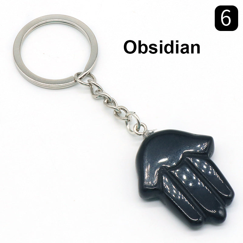 Natural Stone Fatima Palm Keychain K1173 - view 15