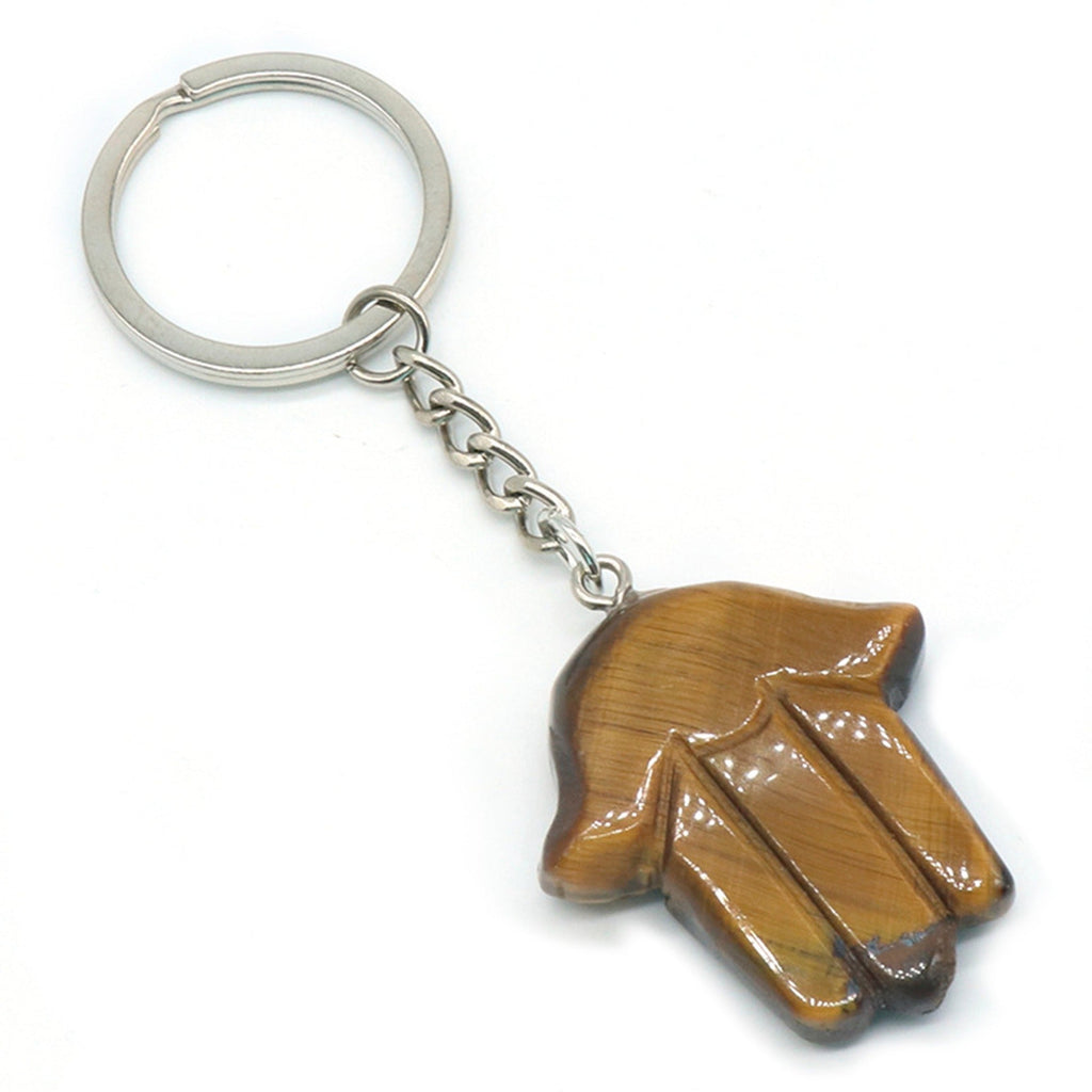 Natural Stone Fatima Palm Keychain K1173 - view 5