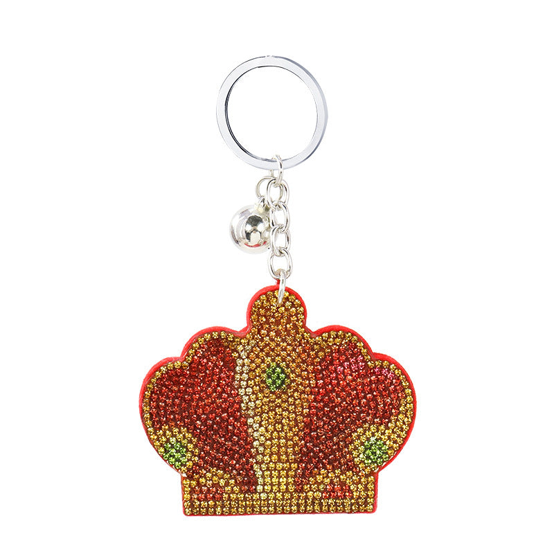 Crown Rhinestone Keychain K1222