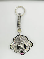 Dog Rhinestone Keychain K1237 - view 2