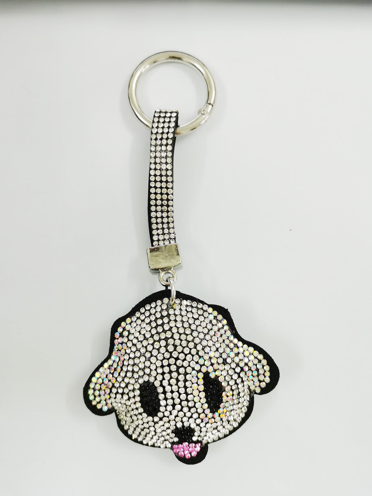 Dog Rhinestone Keychain K1237 - view 2