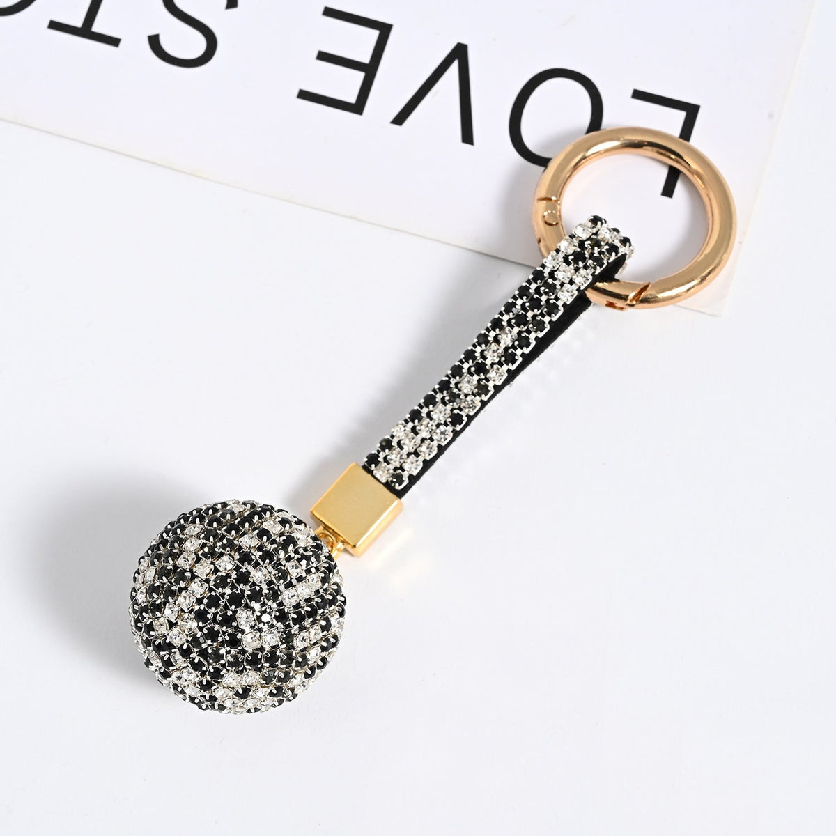 Ball Rhinestone Keychain K1264 - view 9