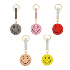 Smiley Face Rhinestone Keychain K1265 - view 3