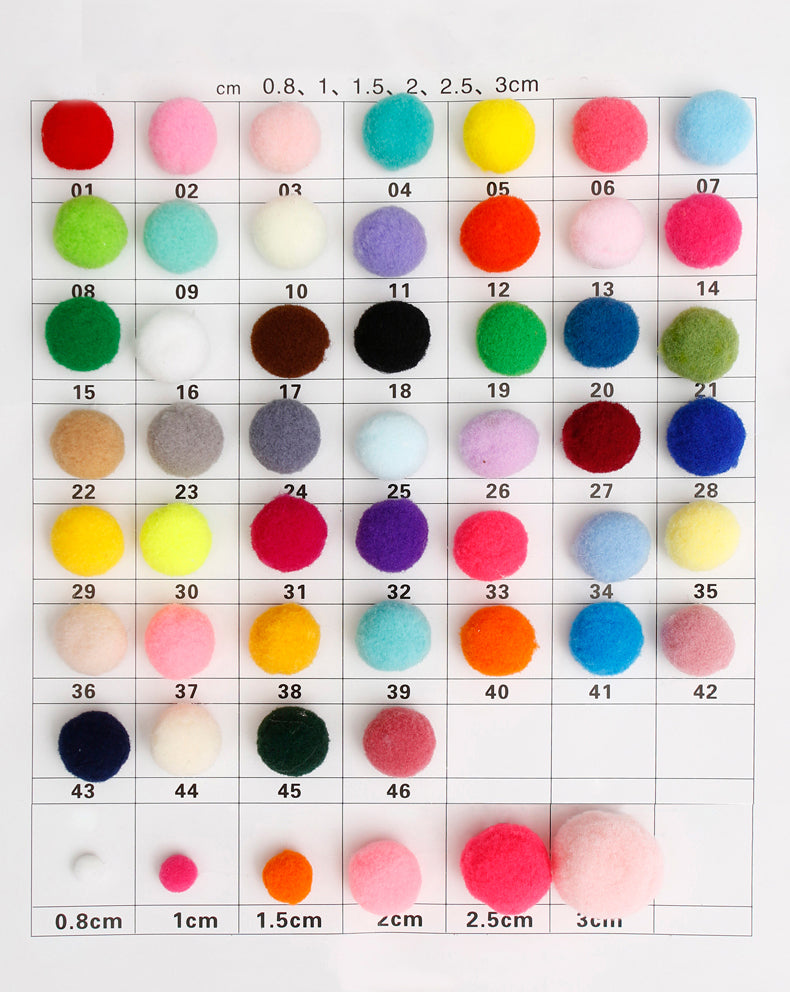 Pompom Cotton Keychain K1270 - view 3