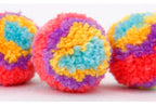 Multicolor Pompom Cotton Keychain K1271 - view 5