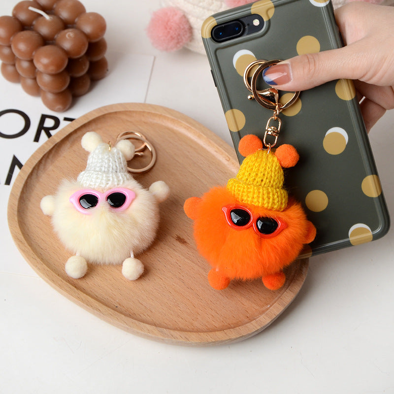 Eggette Artificial Wool Keychain K1282 - view 2