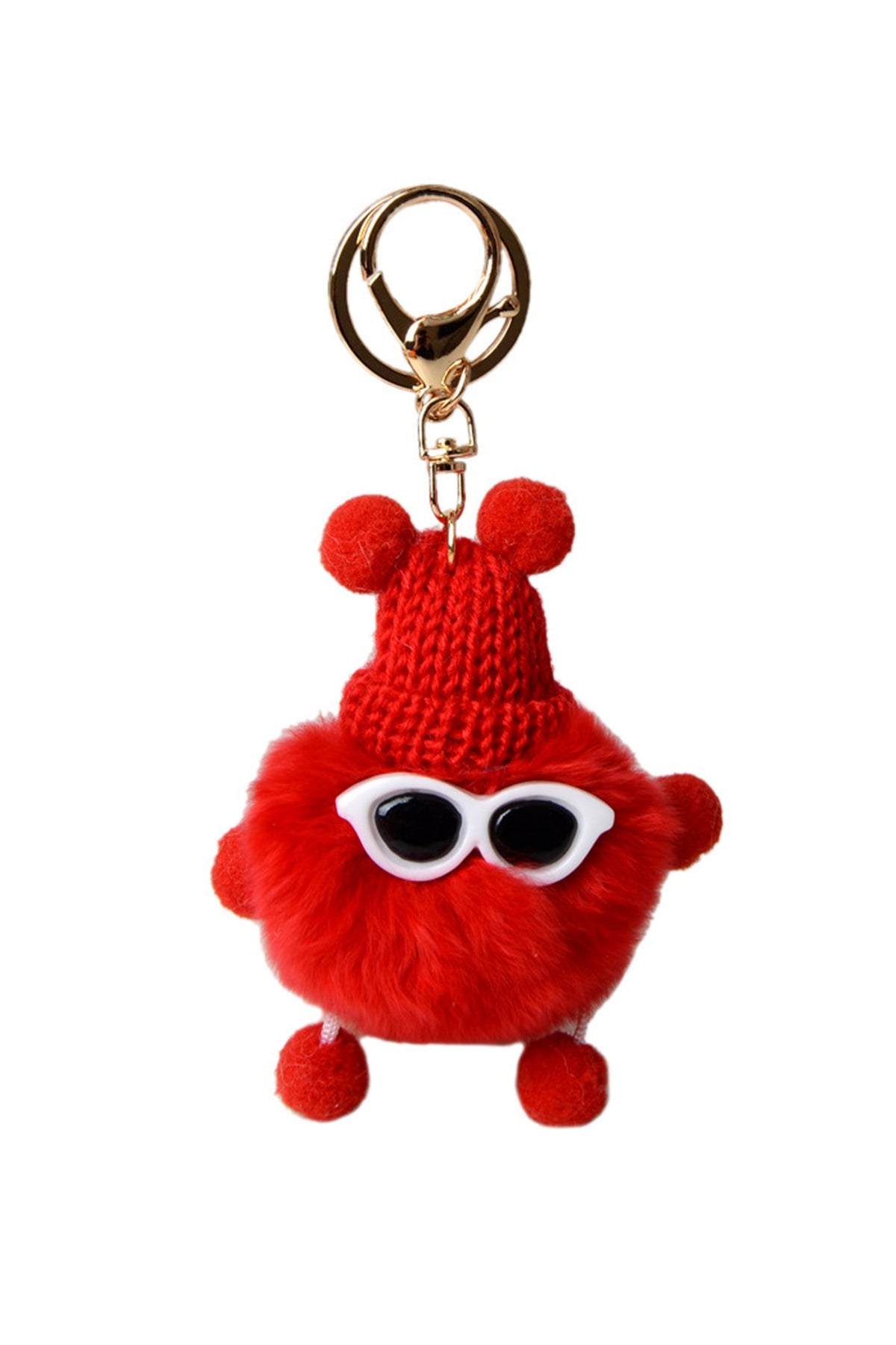 Eggette Artificial Wool Keychain K1282