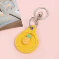Pineapple Vegan Leather AirTag Cover Keychain K1315 - view 2