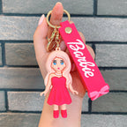 Barbie Girl Silicone Keychain K1318 - view 5