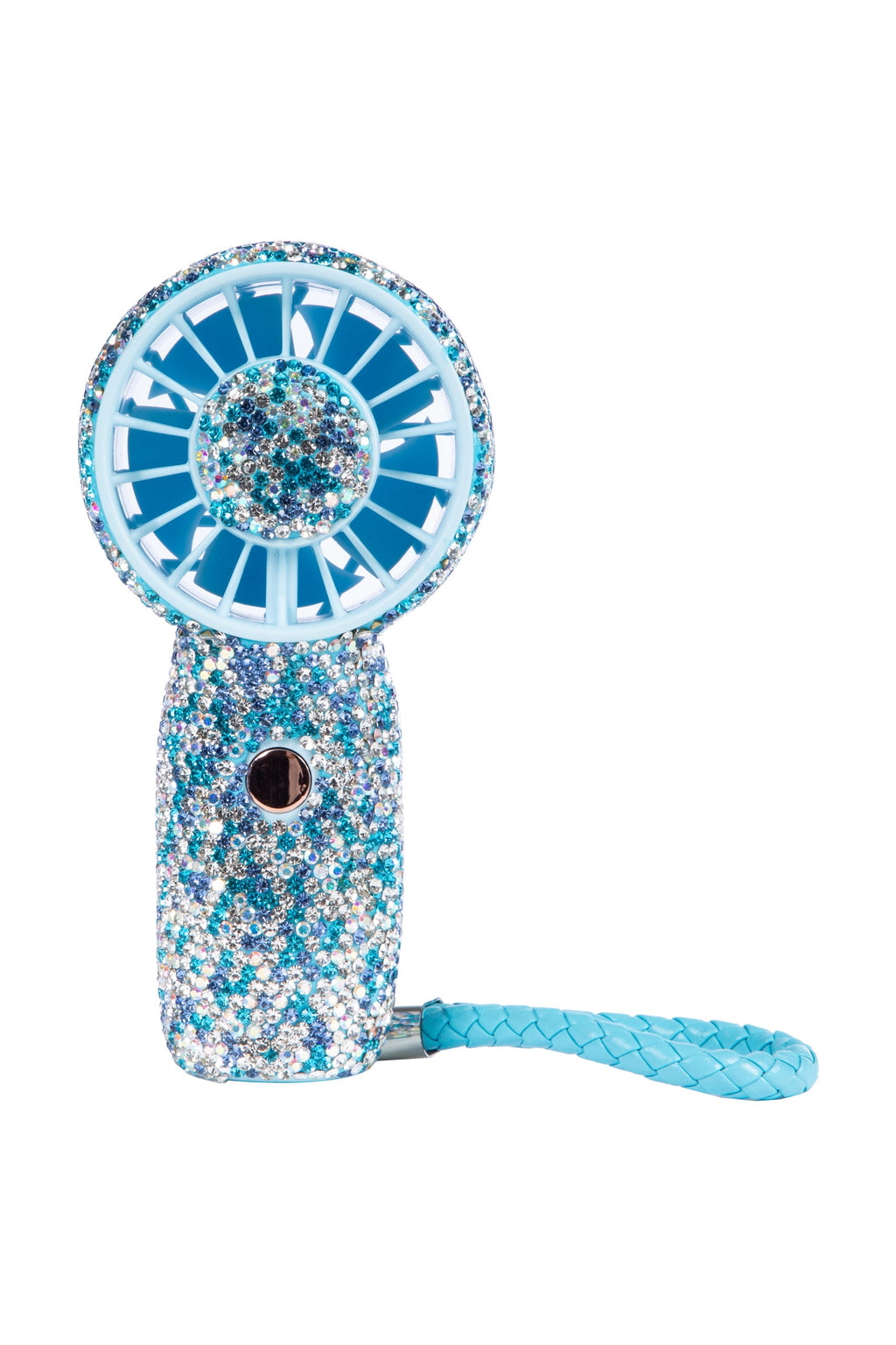 Rechargeable Ceramic Rhinestone Mini Keychain Fan K1322 - view 2