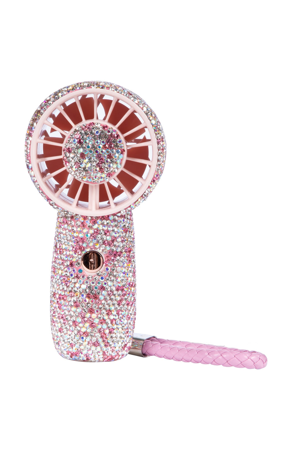 Rechargeable Ceramic Rhinestone Mini Keychain Fan K1322 - view 4