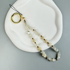 Natural Stone Phone Charm Keychain K1323