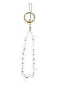 Natural Stone Phone Charm Keychain K1323