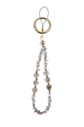 Natural Stone Phone Charm Keychain K1323-Labradorite