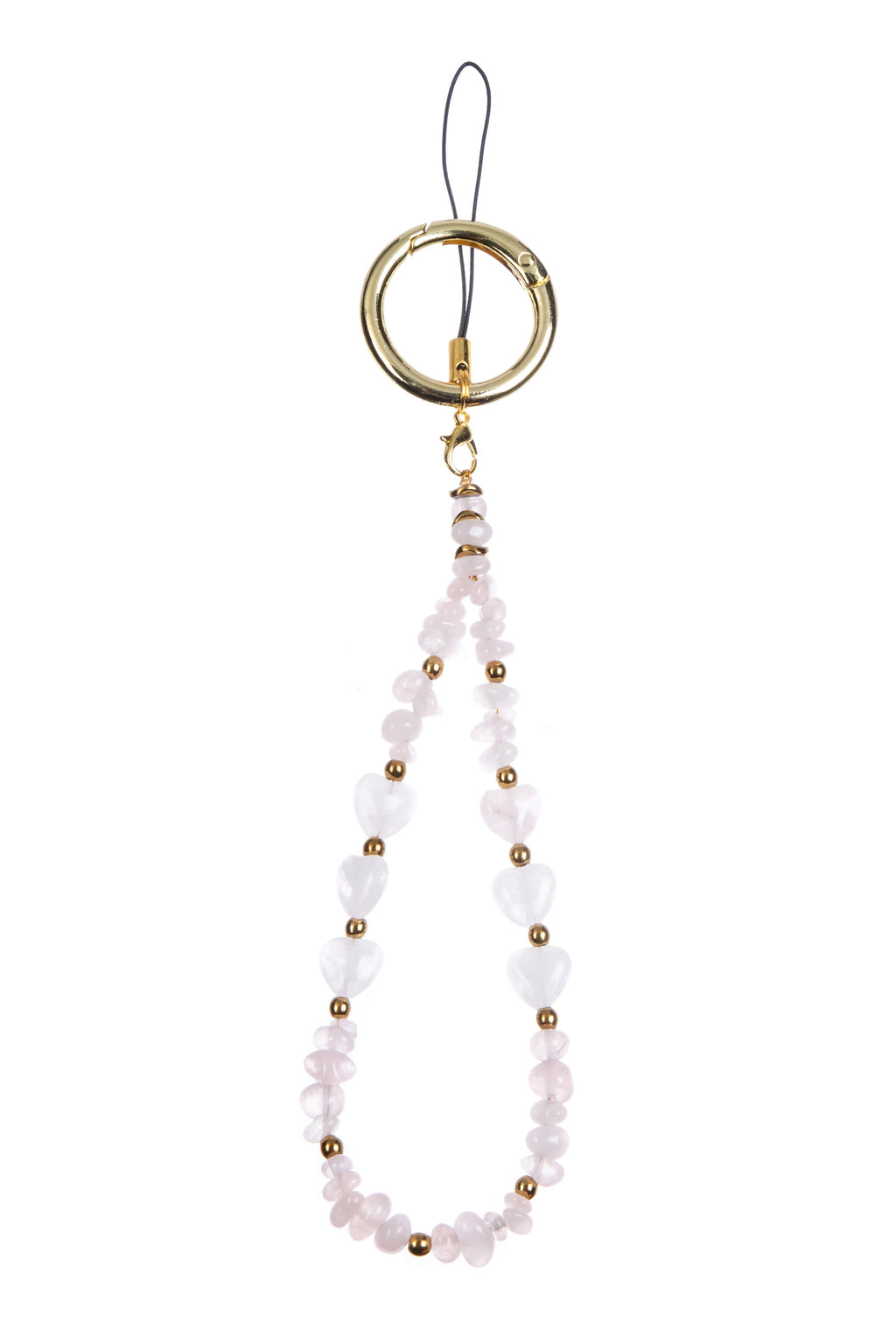 Natural Stone Phone Charm Keychain K1323