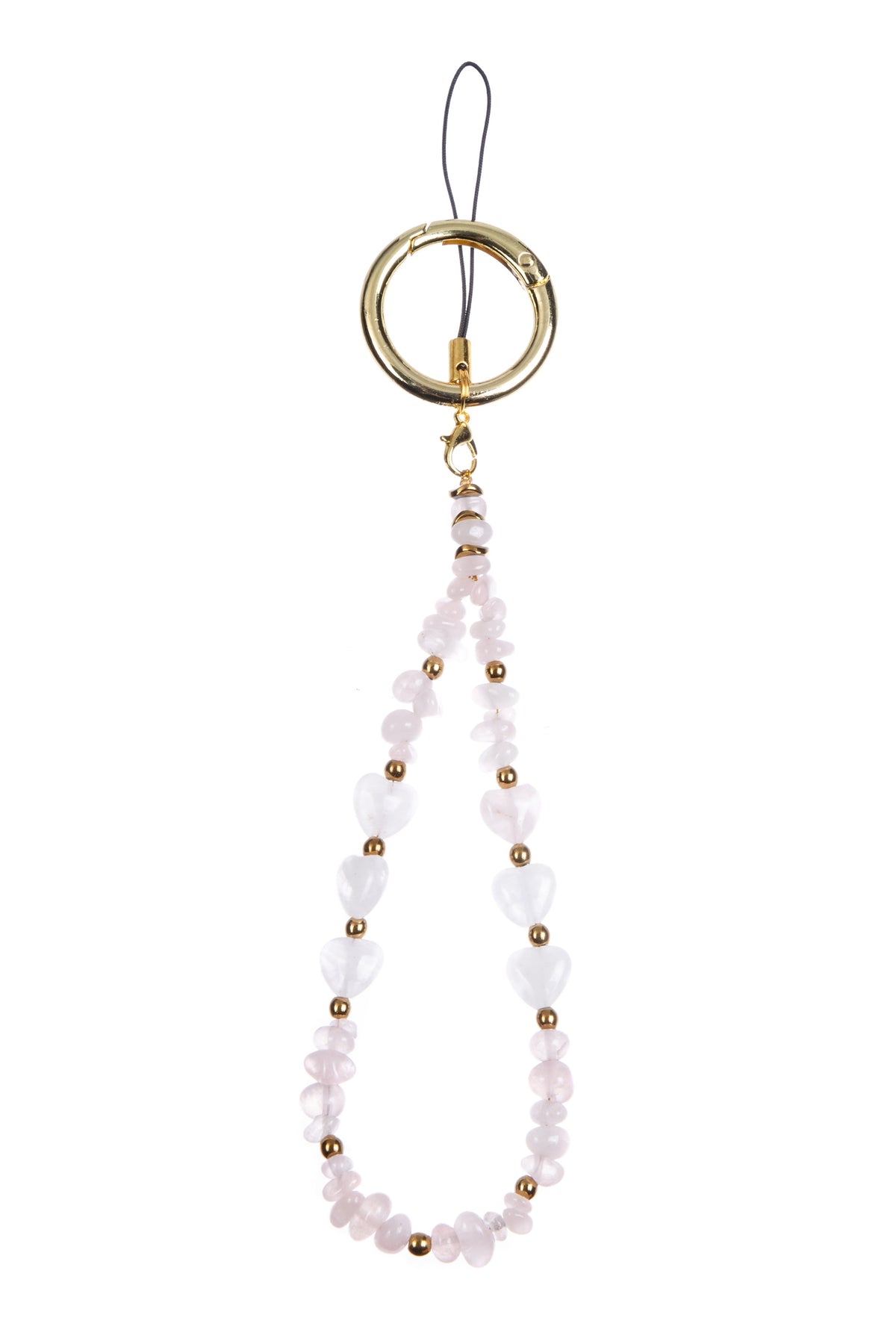 Natural Stone Phone Charm Keychain K1323