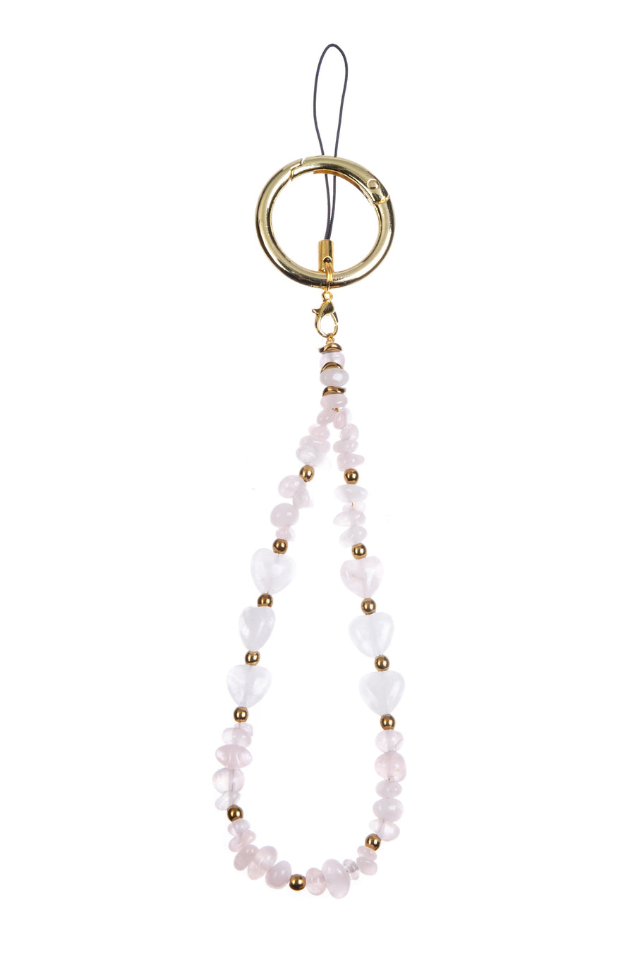 Natural Stone Phone Charm Keychain K1323