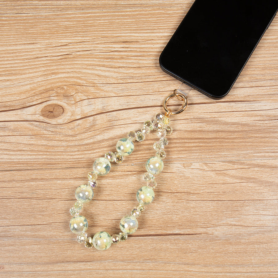 Crystal Phone Wristlet Lanyard K1333