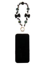 Crystal Bow Alloy Keychain Wristlet K1335 - view 2