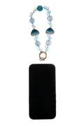 Crystal Heart Phone Wristlet Lanyard K1337