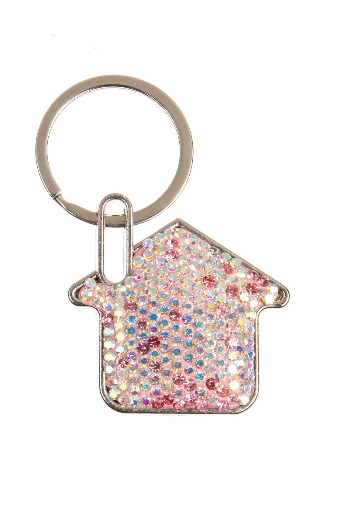 Ceramic Rhinestone House Keychain K1341 - view 3