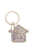 Ceramic Rhinestone House Keychain K1341 - view 5