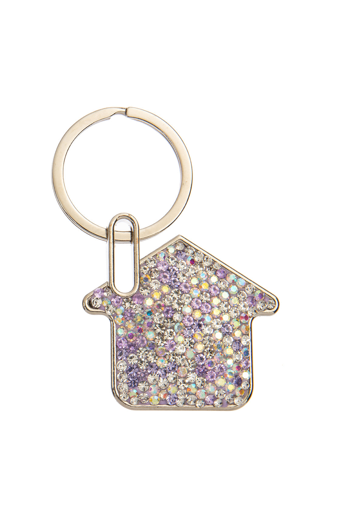 Ceramic Rhinestone House Keychain K1341 - view 5