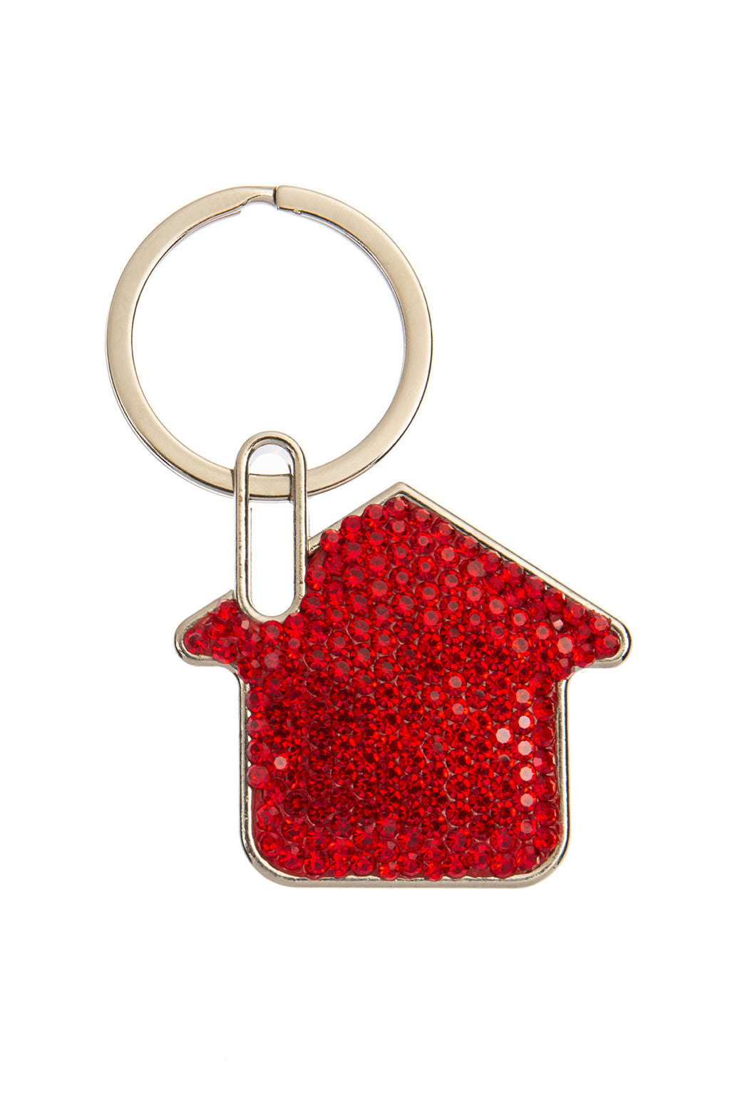 Ceramic Rhinestone House Keychain K1341 - view 2