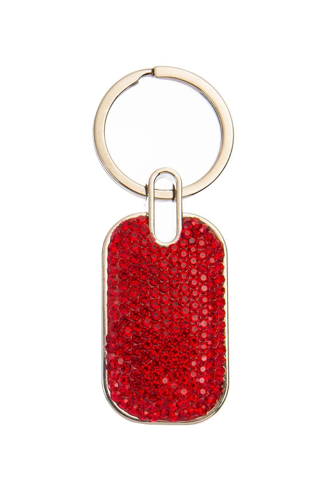 Ceramic Rhinestone Rectangle Keychain K1342 - view 4